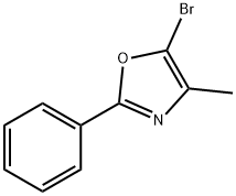 5-BROMO-4-METHYL-2-PHENYL-1,3-OXAZOLE Struktur