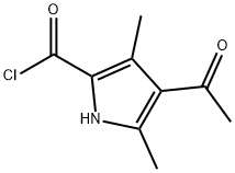 1H-Pyrrole-2-carbonylchloride,4-acetyl-3,5-dimethyl-(9CI) Struktur