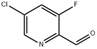 5-chloro-3-fluoropicolinaldehyde Struktur