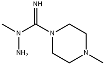 1-Piperazinecarboximidicacid,N-methyl-,1-methylhydrazide(9CI) Struktur