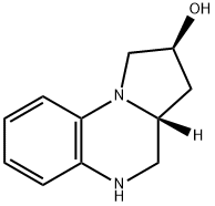 Pyrrolo[1,2-a]quinoxalin-2-ol, 1,2,3,3a,4,5-hexahydro-, (2S,3aR)- (9CI) Struktur