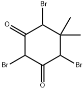 2,4,6-TRIBROMO-5,5-DIMETHYLCYCLOHEXANE-1,3-DIONE Struktur