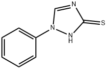 1,2-dihydro-1-phenyl-3H-1,2,4-triazole-3-thione Struktur