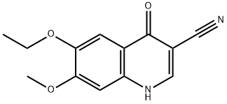 3-Quinolinecarbonitrile, 6-ethoxy-1,4-dihydro-7-Methoxy-4-oxo- Struktur