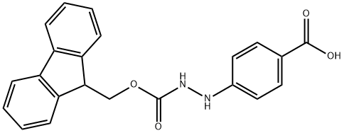 4-(FMOC-HYDRAZINO)-BENZOIC ACID Struktur