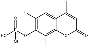 6,8-DIFLUORO-4-METHYL-UMBELLIFERYL PHOSPHATE Structure