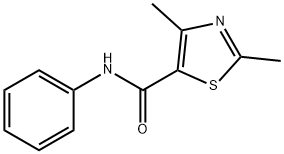 2,4-Dimethyl-N-phenyl-5-thiazolecarboxamide Struktur