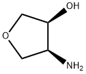 (3S,4S)-4-AMinotetrahydro-3-furanol Struktur