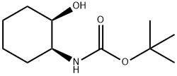 Carbamic acid, [(1S,2R)-2-hydroxycyclohexyl]-, 1,1-dimethylethyl ester (9CI) Struktur