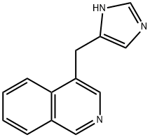 4-(1H-IMIDAZOL-4-YLMETHYL)-ISOQUINOLINE Struktur