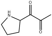 1,2-Propanedione, 1-(2-pyrrolidinyl)- (9CI) Struktur