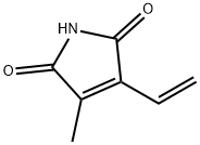 3-Vinyl-4-methyl-3-pyrroline-2,5-dione Struktur