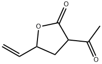 2(3H)-Furanone, 3-acetyl-5-ethenyldihydro- (9CI) Struktur