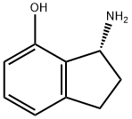 1H-Inden-4-ol, 3-amino-2,3-dihydro-, (3R)- (9CI) Struktur