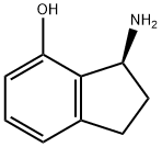 1H-Inden-4-ol, 3-amino-2,3-dihydro-, (3S)- (9CI) Struktur