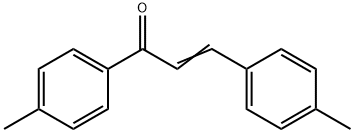 (E)-1,3-bis(4-methylphenyl)prop-2-en-1-one Struktur