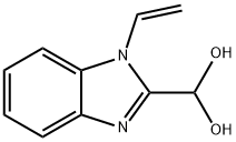 Methanediol, (1-ethenyl-1H-benzimidazol-2-yl)- (9CI) Struktur