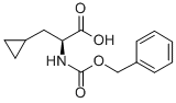 CBZ-L-CYCLOPROPYL-ALA-OH Struktur