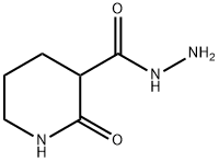 3-Piperidinecarboxylicacid,2-oxo-,hydrazide(9CI) Struktur