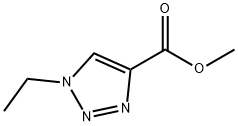 1H-1,2,3-Triazole-4-carboxylicacid,1-ethyl-,methylester(9CI) Struktur