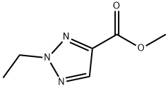 2H-1,2,3-Triazole-4-carboxylicacid,2-ethyl-,methylester(9CI) Struktur