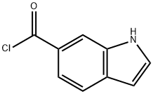 1H-Indole-6-carbonyl chloride (9CI) Struktur