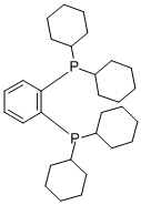 1,2-BIS(DICYCLOHEXYLPHOSPHINO)BENZENE Struktur