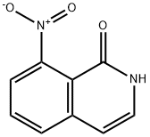 1(2H)-Isoquinolinone, 8-nitro- Struktur