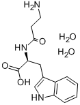 H-BETA-ALA-TRP-OH 2H2O Struktur