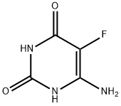 2,4(1H,3H)-Pyrimidinedione, 6-amino-5-fluoro- (9CI) Struktur