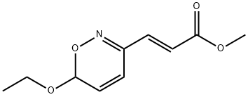 2-Propenoicacid,3-(6-ethoxy-6H-1,2-oxazin-3-yl)-,methylester,(2E)-(9CI) Struktur