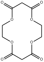 1,4,8,11-Tetraoxacyclotetradecane-5,7,12,14-tetrone Struktur