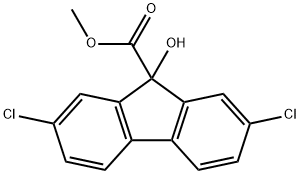 2,7-DICHLOROFLURENOL METHYL ESTER Struktur