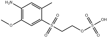 2-((4-Amino-5-methoxy-2-methylphenyl)sulfonyl)ethyl hydrogen sulfate