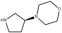 4-(3S)-3-Pyrrolidinyl-morpholine Struktur