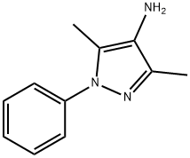 3,5-二甲基-1-苯基吡唑-4-胺, 21683-30-7, 結(jié)構(gòu)式