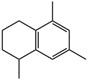 1,2,3,4-Tetrahydro-1,5,7-trimethylnaphthalene Struktur