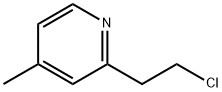 PYRIDINE,2-(2-CHLOROETHYL)-4-METHYL- Struktur