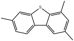 2,4,7-TRIMETHYLDIBENZOTHIOPHENE Struktur