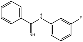 N-(m-Fluorophenyl)benzamidine Struktur