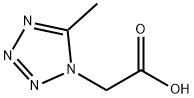 (5-methyl-1H-tetrazol-1-yl)acetic acid(SALTDATA: FREE) Struktur