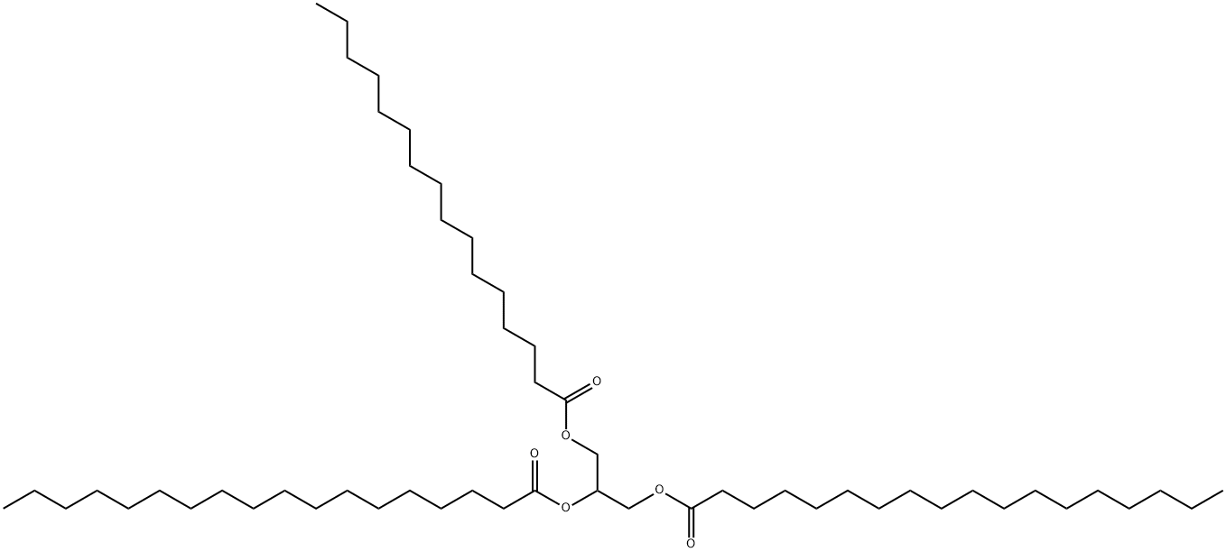 1-O-Palmitoyl-2-O,3-O-distearoylglycerol Struktur