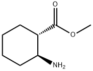 Cyclohexanecarboxylic acid, 2-amino-, methyl ester, (1S,2S)- (9CI) Struktur