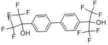 4,4'-BIS(2-HYDROXYHEXAFLUOROISOPROPYL)BIPHENYL Struktur