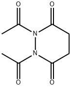 3,6-Pyridazinedione, 1,2-diacetyltetrahydro- Struktur