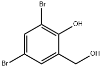 2,4-二溴-6-(羥甲基)苯酚, 2183-54-2, 結(jié)構(gòu)式