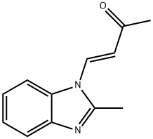 3-Buten-2-one,4-(2-methyl-1H-benzimidazol-1-yl)-,(3E)-(9CI) Struktur