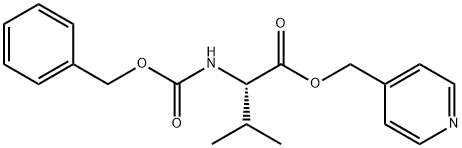 N-[(Benzyloxy)carbonyl]-L-valine 4-pyridylmethyl ester Struktur