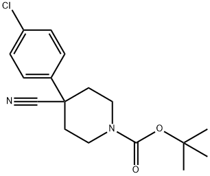 TERT-BUTYL 4-(4-CHLOROPHENYL)-4-CYANOPIPERIDINE-1-CARBOXYLATE