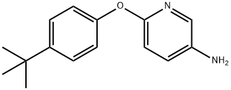 5-AMINO-2-(4-TERT-BUTYLPHENOXY)PYRIDINE Struktur